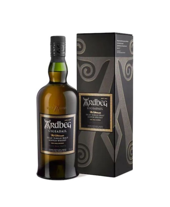 Whisky Ardbeg Uigeadail Flasche in Hülle 54,2% 70cl