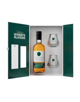 Coffret Green Spot + 2 verres 70cl 40%