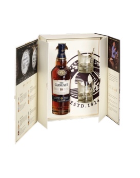 Coffret The Glenlivet 18 Jahre + 2 Gläser 70cl 40%