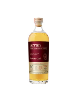 ARRAN 10 Jahre 2012 Getorftes First Fill Bourbon Barrel Einzelfass 70cl 58,%