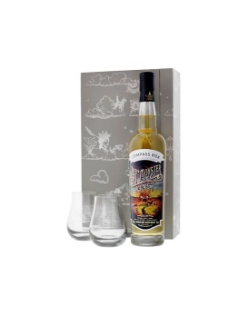 Whisky THE PEAT MONSTER Coffret 2 Verres 70cl 46%