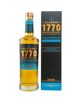Whisky Glasgow 1770 Triple Distilled Sous Étui 70cl 46%