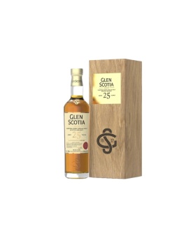 Whisky Glen Scotia 25 Ans Sous Coffret Bois 70cl 48,8%