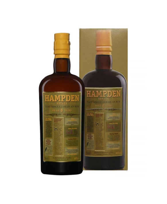 Rhum HAMPDEN 8 ans 70cl 46%