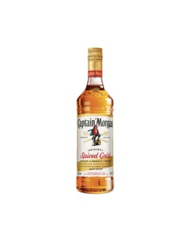 Rhum Captain Morgan Spiced Gold Bouteille New Design 35% 70cl