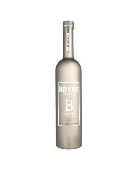 Belvedere Wodka Leuchtende Chromflasche 40% 70cl