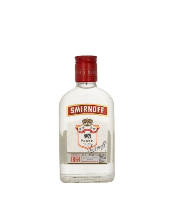 Vodka Smirnoff 21 Rot Flasche 37,5% 20cl