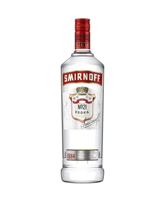 Vodka Smirnoff 21 Red Liter 37,5% 100cl