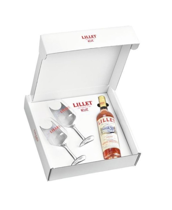 Lillet Rosé + 2 verres