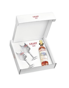 Lillet Rosé + 2 Gläser