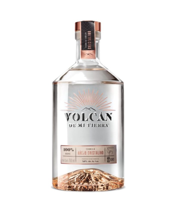 Tequila Volcan Leuchtende Kristallflasche 70cl 40%