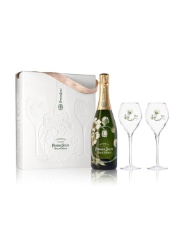 Coffret Perrier-Jouët Belle Époque Millésimé + 2 Flöten 75cl 12%