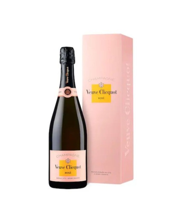 Champagner Veuve Clicquot Rose Flasche im Etui 12,5% 75cl