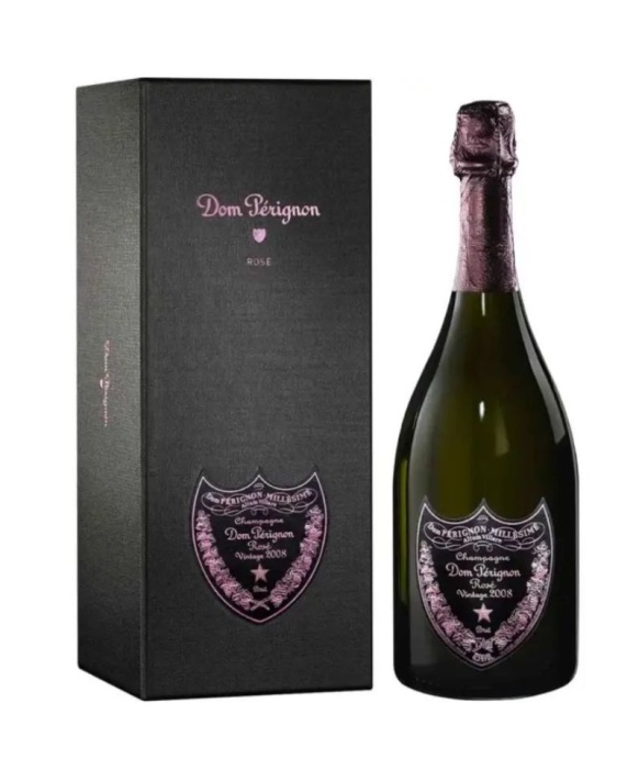 Champagner Dom Pérignon Rosé Jahrgang 2008 Magnum in Geschenkbox 12,5% 150cl