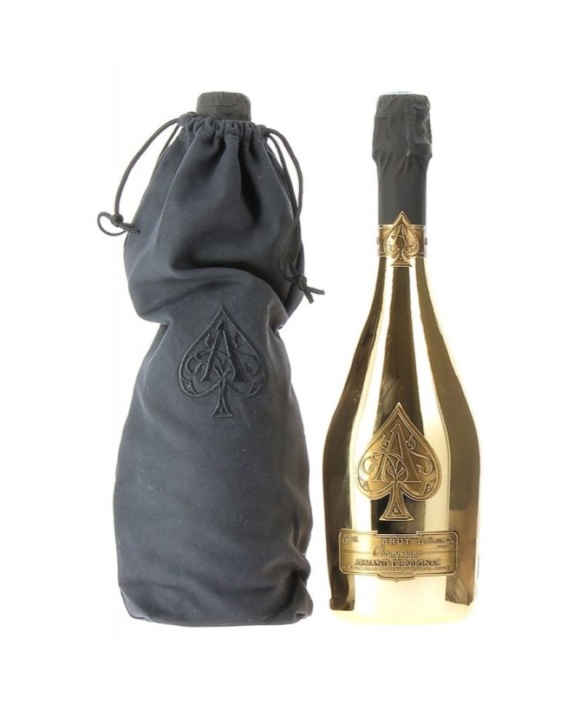 Champagner Armand de Brignac Brut Flasche im Beutel 12,5% 75cl