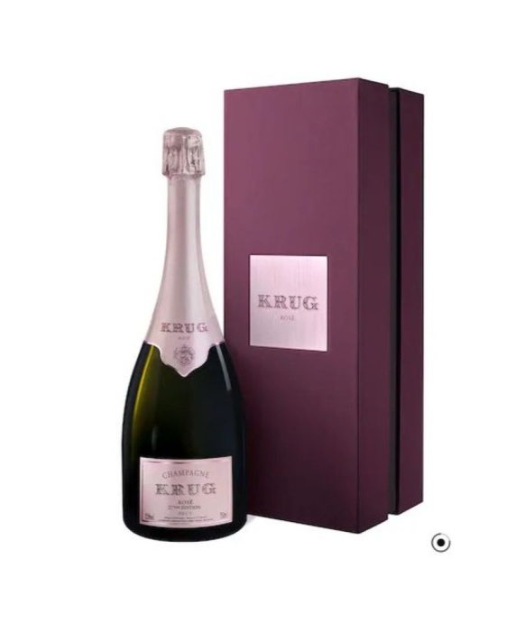 Champagner Krug Rosé Flasche in Kassette Edition 27 12,5% 75cl