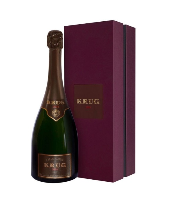 Champagner Krug Vintage 2008 Flasche in Geschenkbox 12,5% 75cl