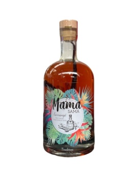 Rhum Arrangé Mama Sama Bois Bandé, Tonka & Vanille 70 cl 32%