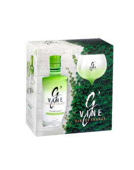Gin Flowering Box + 1 Glas 70cl 40%