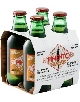 GINGER BEER Pimento unitaire livré en pack de 4 25cl 0%