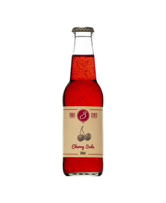Tonic et Soda THREE CENTS Cherry Soda 20cl 0%