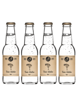 Tonic et Soda THREE CENTS TONIC WATER pack de 4 20cl 0%