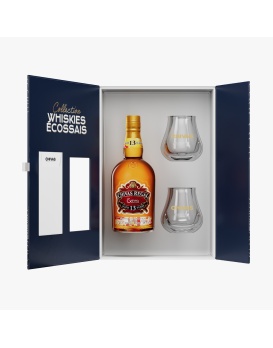 CHIVAS 13 Jahre FINISH TEQUILA + 2 Gläser 70cl 40%