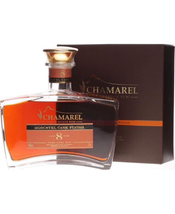 Chamarel Xo Moscatel Finish Rhum Vieux 70cl 45%