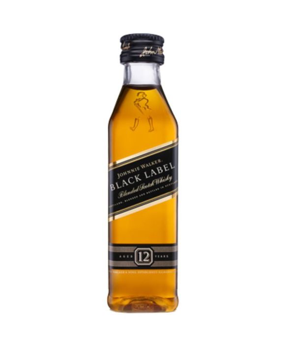 Whisky Johnnie Walker Black Label 12 Jahre Mignonetten 40% 5cl